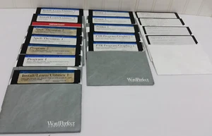 Lot of WORD PERFECT 5.25” Floppy Disks Software Diskettes Graphics Spell Art Etc - Picture 1 of 10