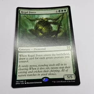 MTG Regal Force - Eternal Masters - Rare Green Card - Picture 1 of 2