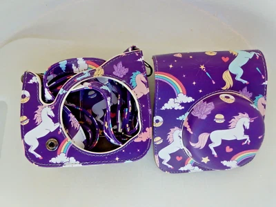 Whimsical Unicorn HDE Case for Fuji Instax Mini 8, 9 Cameras Unused, w/ Strap - Image 1 of 2