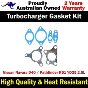 Premium Turbo Gasket Kit For Nissan Navara D40/Pathfinder R51 YD25 2.5L-4 Bolt - Bild 1 von 2