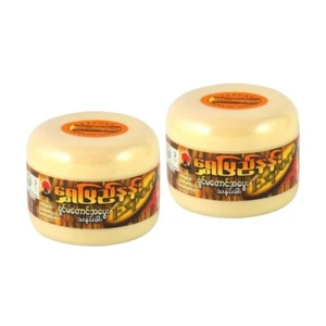 2x MYANMAR THANAKA Powder Tanaka 100% Original Reduce acne Dark spots 50 g - Picture 1 of 4
