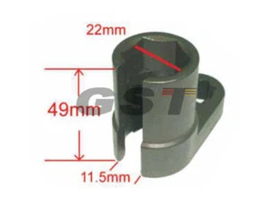 Heated Oxygen Sensor Socket (1/2" Drive, 22mm) Benz, Ford, BMW, Toyota, Nissan - Picture 1 of 4