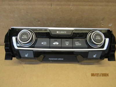 2017 Honda Civic AC Heater Temperature Climate Control OEM 79600TBAA611M1 - Image 1 of 4