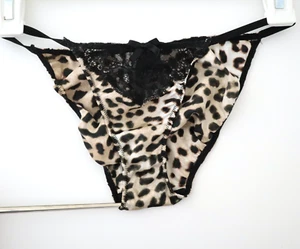 Victoria's Secret Vtg 2018 Satin String Bikini Panty MEDIUM - Picture 1 of 10