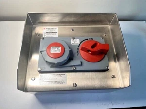 MENNEKES ME420SLPMI7 Disconnect Switch 20A 480VAC Pin & Sleeve SS 7.5HP NEW - Picture 1 of 4