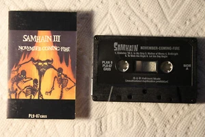 Samhain November-Coming-Fire Plan 9/Caroline cassette PUNK Danzig Misfits TESTED - Picture 1 of 1