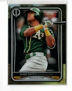 2020 Topps Tribute Khris Davis #8 Oakland A's - Picture 1 of 2