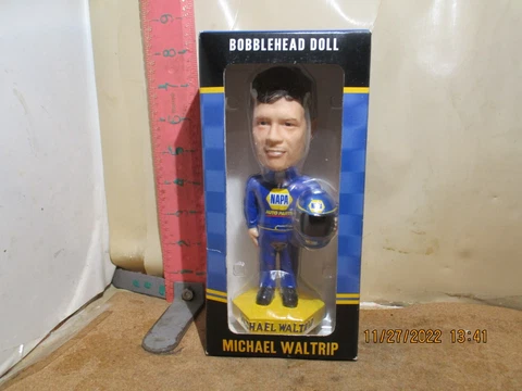 NAPA MICHAEL WALTRIP BOBBLEHEAD , NEW IN BOX FROM 2003 Cover