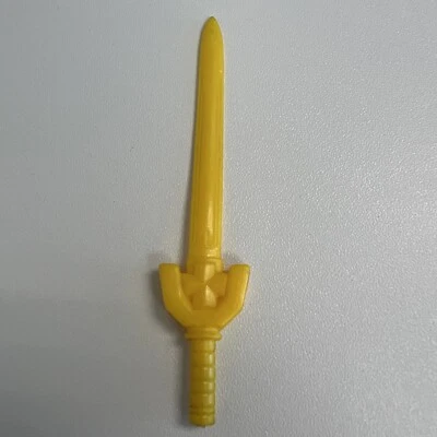 Arma acessória vintage 1986 LJN Voltron Dairugger borracha ESPADA AMARELA - Imagem 1 de 3