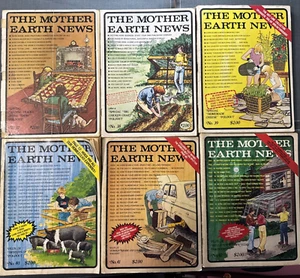 Mother Earth News Magazine Complete Year 1976 37-42 Homesteader Prepper Gardener - Picture 1 of 22