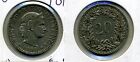 1894 Switzerland 20 Rappen Coin Au