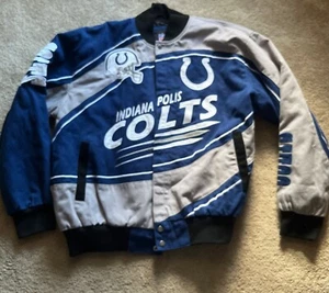 INDIANAPOLIS COLTS NFL Mens Varsity Jacket ~ Size XL Large ~ Letterman Bomber - Picture 1 of 4