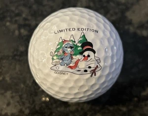 Pelota de golf Disney edición limitada excepción pináculo #4 puntada y muñeco de nieve - Imagen 1 de 2