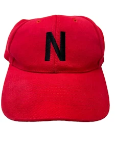 Mütze Kappe N Initiale Strapback rot bestickt #6 auf der Rückseite R1D - Bild 1 von 10