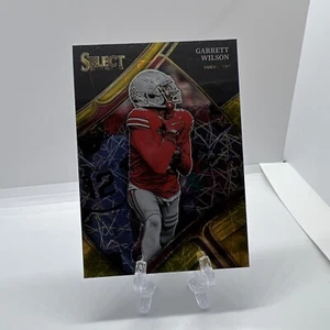 2023 Panini Select Draft Picks Gold Lazer Prizm Garrett Wilson #163 Ohio St FS - Picture 1 of 5