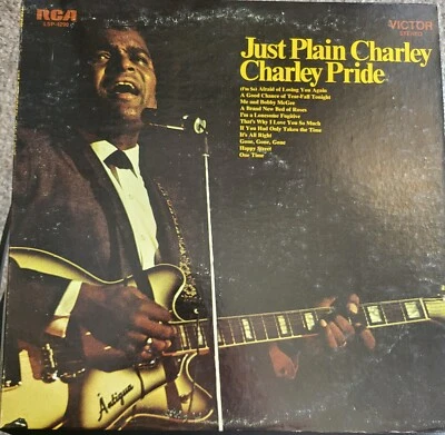 CHARLEY PRIDE JUST PLAIN CHARLEY Vinyl LP 1970 RCA Victor Records - Image 1 of 2