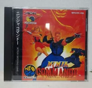 Ninja Commando NeoGeo CD-Rom NCD ADK Used Japan Action Shooting Boxed 1994 - Picture 1 of 7