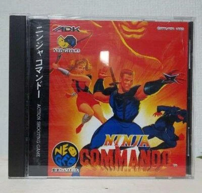 Ninja Commando NeoGeo CD-Rom NCD ADK Used Japan Action Shooting Boxed 1994 - Image 1 of 4