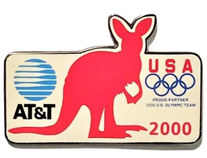 2000 Sydney Olympics AT&T Proud Partner Team USA Känguru Hut Pin Anstecknadel - Bild 1 von 1