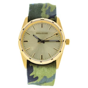 ZVF204 Gold/Green Multicolor Cloth Bracelet Watch by Zadig & Voltaire for Wom... - Picture 1 of 1