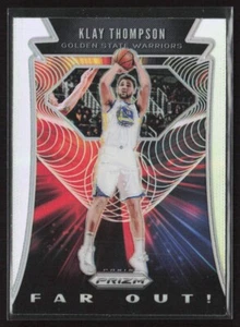 2019 Panini Prizm Klay Thompson #19 Far Out! Silver Prizm Insert Golden State - Picture 1 of 2