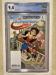 DC Super Hero Girls FCBD 2017 Special Edition #1 CGC 9.4 White Pages DC Comics - Picture 1 of 2
