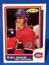 1986-87 O-Pee-Chee Kjell Dahlin Rookie Card #15 Montreal Canadiens RC