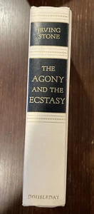 The Agony & the Ecstasy First Edition by Irving Stone 1961 HC Book Michelangelo - Imagen 1 de 4