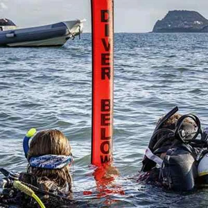 Scuba Diving SMB Surface Marker Buoy Safety Tube Signal Float Dive Gear 1.2m 1.5 - Picture 1 of 26