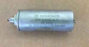 RF INTERONICS RF1963 FILTER RADIO FREQUENCY INTERFERE 5A 250VAC 60CPS 600VDC - Picture 1 of 4