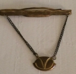 Fermacravatta / tac vintage Anson in ottone - Foto 1 di 5