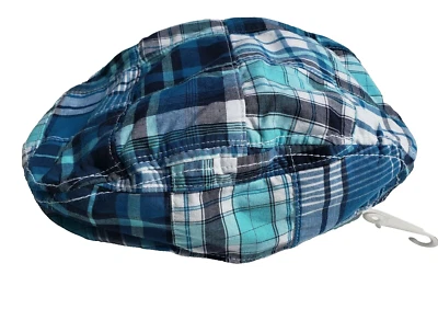 Nuevo Sombrero Gymboree Niños Talla 4T 5T Azul Safari Cabby Newsie Azul Cuadros Foto 1 de 4