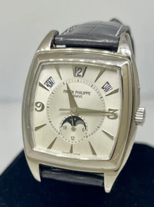 Reloj para hombre Patek Philippe Complications calendario anual góndola oro blanco 5135G - Imagen 1 de 9