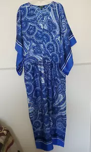 Polo Ralph Lauren Paisley Victoria Kaftan Style Size 12 - Picture 1 of 21