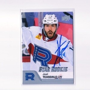 JOEL TEASDALE signed '20/21 Upper Deck AHL STAR ROOKIE card MONTREAL CANADIENS