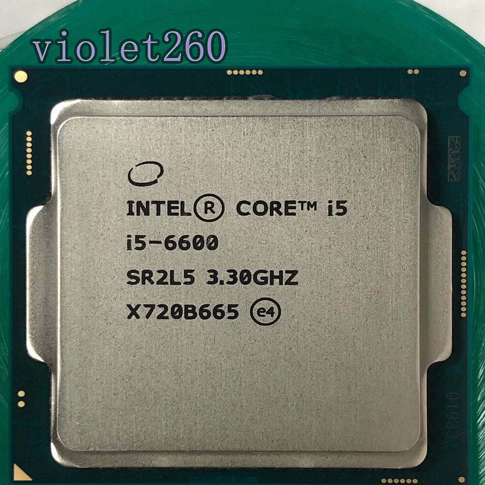 6Th Gen Intel Core i5-6600 LGA1151 CPU Processor 3.3GHz Quad-Core Skylake SR2L5 - Image 1 of 1