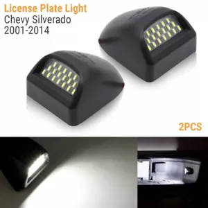 For 2000-2014 Silverado/Sierra White LED Tag License Plate Light Bulbs Assembly - Bild 1 von 7