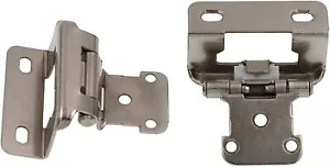 DecoBasics Confezione da 50 Cerniere Autochiudenti Semi Avvolgenti 1/2" OL 3/4", Nichel Sat - Foto 1 di 7