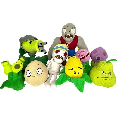 Plants VS Zombies Mixed Lot of 8 Random Assorted Plush Dolls Toy Figures - Image 1 of 4
