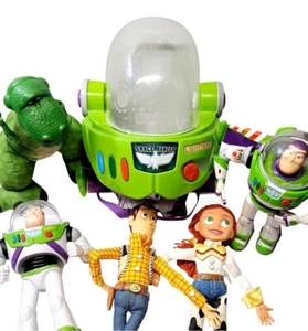 Lot Of *6 Toy Story Disney Pixar Toys Pullstring Woody Buzz Space Ranger Armor  - Picture 1 of 14