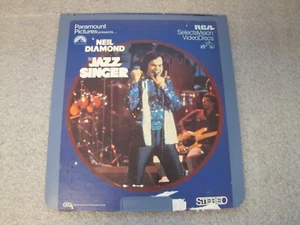 The Jazz Singer, Neil Diamond, CED RCA SelectaVision VideoDiscs Movie - Imagen 1 de 2