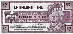 Canadian Tire Money 2$ - 1992 - - Picture 1 of 2