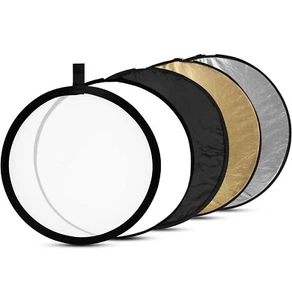 Pro 60cm 5-in-1 Foldaway Reflector. Silver, Gold, White, Black and Diffuser. - Picture 1 of 15