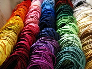 Corda intrecciata in viscosa originale 3 mm perline cucito trapuntata taglio - Foto 1 di 46