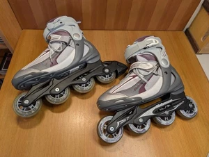 Rollerblade Bladerunner Advantage Pro para mujer talla 9 Rollerblade púrpura/gris LNUC - Imagen 1 de 15