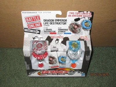 Beyblade Dragon Emperor Life Destructor L-Drago Destructor Forbidden Striker Novo Na Caixa - Imagem 1 de 2