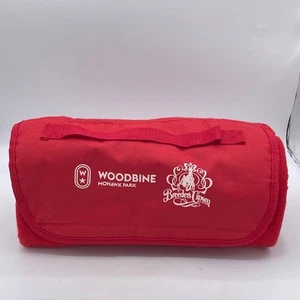 Breeders Crown Woodbine Mohawk Park imbracatura cavalli corsa coperta rossa viaggio - Foto 1 di 2