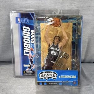 Modellino McFarlane NBA Series 2005 Manu Ginobili San Antonio Spurs nero - Foto 1 di 7
