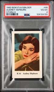 Audrey Hepburn 1960 Bokstavsbilder Stora K #46 PSA 4 (Pop 2, None Higher) - Picture 1 of 2