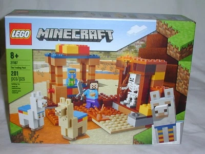Lego Minecraft THE TRADING POST 21167 Collectible Playset (201 Pcs) NEW/SEALED - Image 1 of 3
